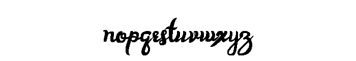 Prescribe Font LOWERCASE