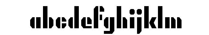 PresidentGas-Regular Font LOWERCASE