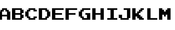 Press Start 2P [SMB1 Version] V2 Regular Font UPPERCASE