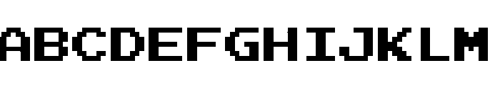 Press Start DX Regular Font UPPERCASE