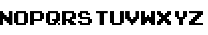 Press Start DX Regular Font UPPERCASE