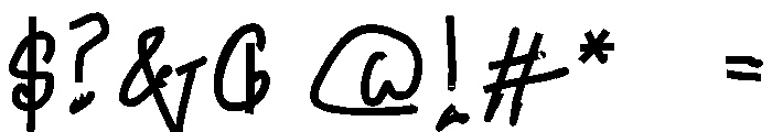 Prestica Font OTHER CHARS