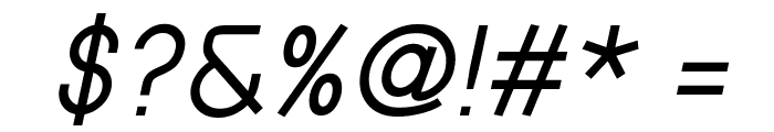 Prestij Demo Italic Font OTHER CHARS