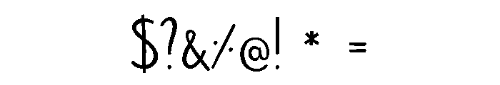 Pretty Spring Font OTHER CHARS