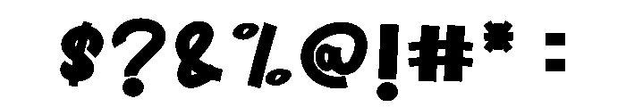 Pretty1 Font OTHER CHARS