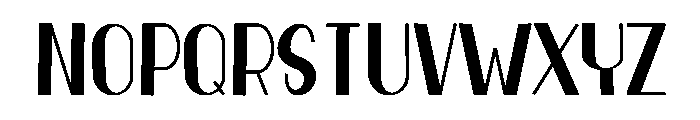 Pretty1 Font UPPERCASE