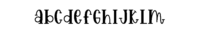 Pretty2 Font UPPERCASE