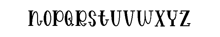 Pretty3 Font UPPERCASE