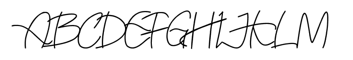 Pretty Font UPPERCASE
