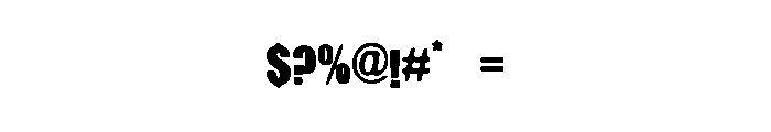 PrettyThings Font OTHER CHARS