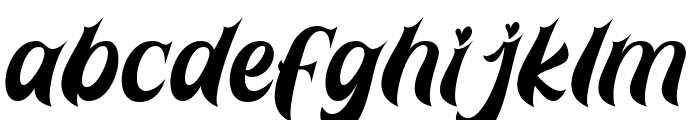 Prettyla Font LOWERCASE
