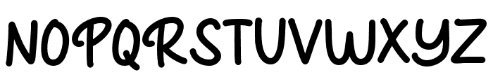 Prilly Monly Font UPPERCASE