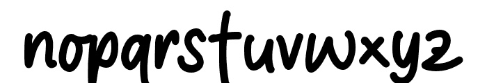 Prilly Monly Font LOWERCASE
