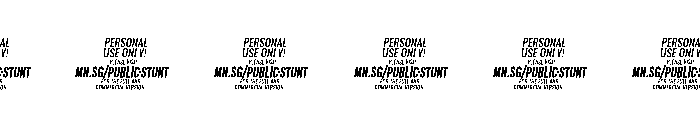 Primary Font PERSONAL USE Italic Font OTHER CHARS