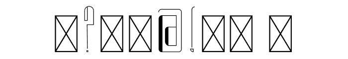Primova Display Font OTHER CHARS