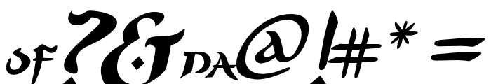 PrinceofPersia-Regular Font OTHER CHARS