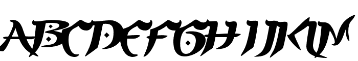 PrinceofPersia-Regular Font UPPERCASE