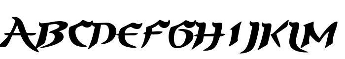 PrinceofPersia-Regular Font LOWERCASE