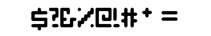 Printable Regular Font OTHER CHARS