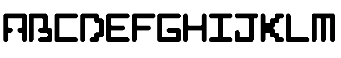 Printable Regular Font UPPERCASE