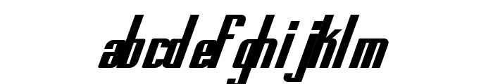 Printed Circuit Board Italic Font LOWERCASE