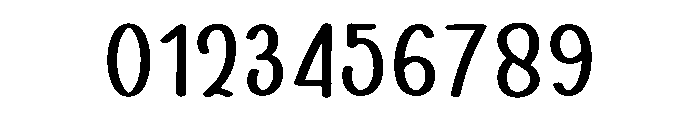 Printing1 Font OTHER CHARS