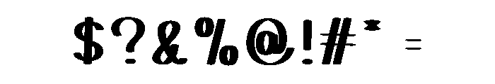 Printing1 Font OTHER CHARS