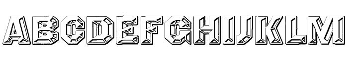 Prismatica Font LOWERCASE