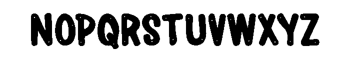 Pro * Gun Font LOWERCASE