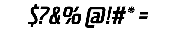 Probeta Semi Bold Italic Font OTHER CHARS