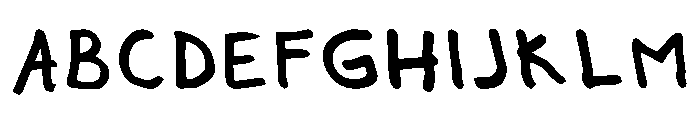 Problem Child Font UPPERCASE