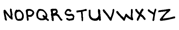 Problem Child Font UPPERCASE