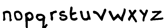 Problem Child Font LOWERCASE