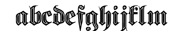 Proclamate Incised Heavy Font LOWERCASE