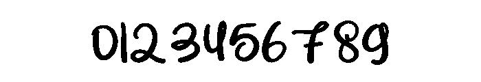 Procreate Font OTHER CHARS