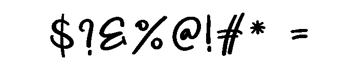 Procreate Font OTHER CHARS