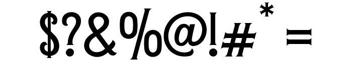Prodelt Co Condensed Regular Font OTHER CHARS
