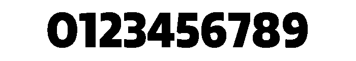 Profa Trial Black Condensed Font OTHER CHARS