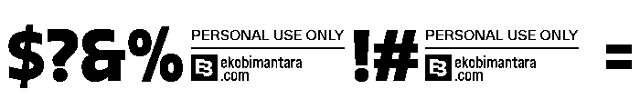 Profa Trial Black Condensed Font OTHER CHARS