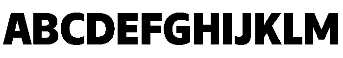 Profa Trial Black Condensed Font UPPERCASE