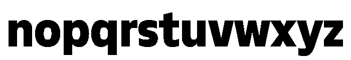 Profa Trial Black Condensed Font LOWERCASE