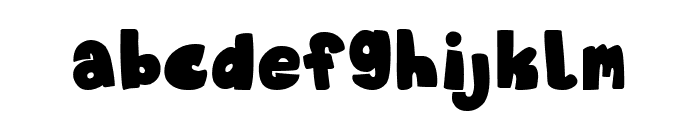 Proffalice Funny Bold Font LOWERCASE