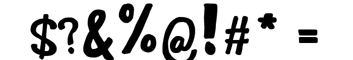 Proffalice Handwrite Font OTHER CHARS