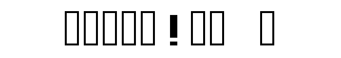 Profundum Regular Font OTHER CHARS