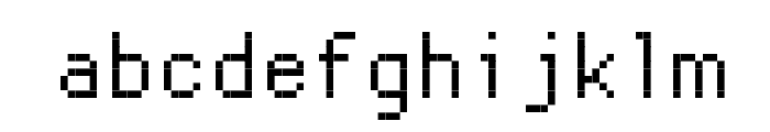 ProggyCleanTT Font LOWERCASE