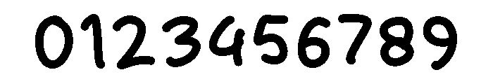 Project Note Font OTHER CHARS