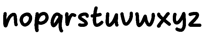 Project Note Font LOWERCASE
