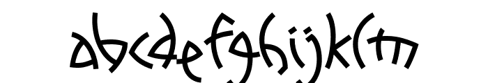 Promenades Font LOWERCASE