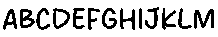 Promise Month Font UPPERCASE