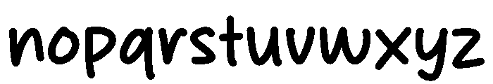 Promise Month Font LOWERCASE